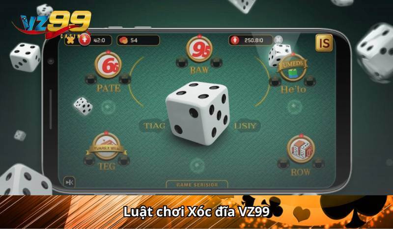 Luật chơi xóc đĩa VZ99