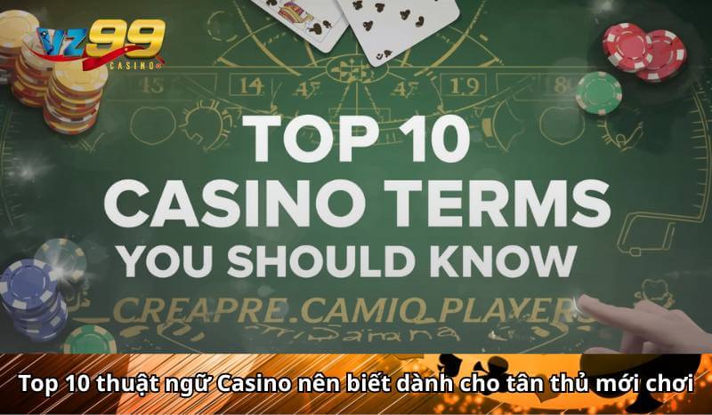 Top 10 thuật ngữ Casino nên biết dành cho tân thủ mới chơi